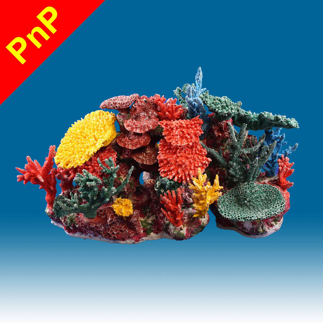 INSTANT REEF® DM064PNP Coral Reef Aquarium Decor for Marine Fish Tanks