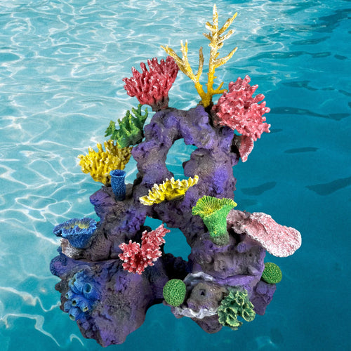 DM034PNP Large Coral Reef Aquarium Decoration for Saltwater Fish Tanks