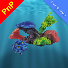 Load image into Gallery viewer, PNP0007 Artificial Fake Coral Aquarium Decor for Marine Tanks