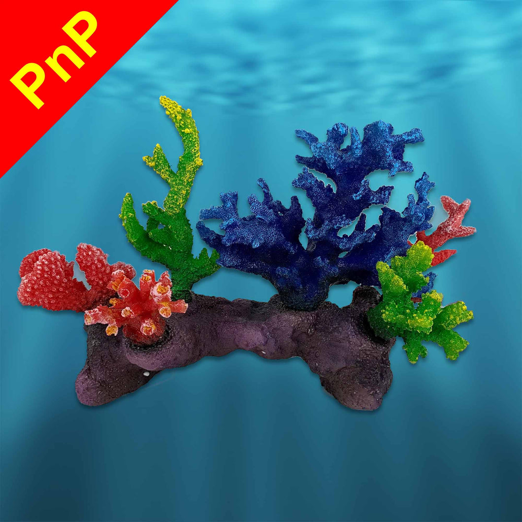 PNP330B Small Fake Coral Reef Aquarium Decoration for Salt Water Fish Tanks