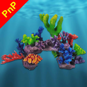PNP400A Medium Artificial Coral Reef Aquarium Decoration for Marine Fish Tanks