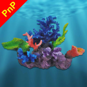 PNP400B Medium Artificial Coral Reef Aquarium Decoration for Marine Fish Tanks