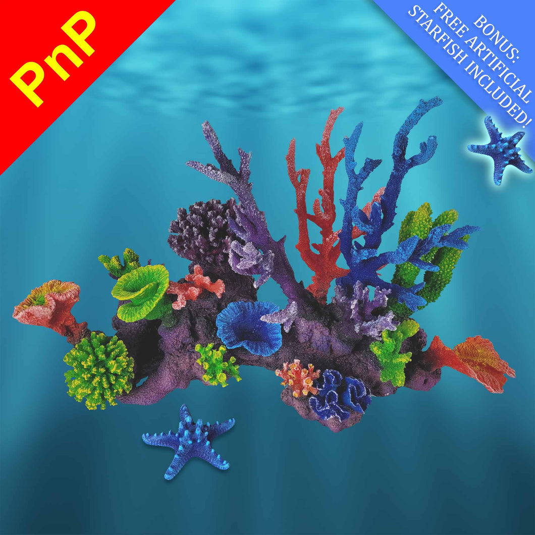 PNP630A X-Large Reef Tank Decoration for Saltwater Fish Aquariums