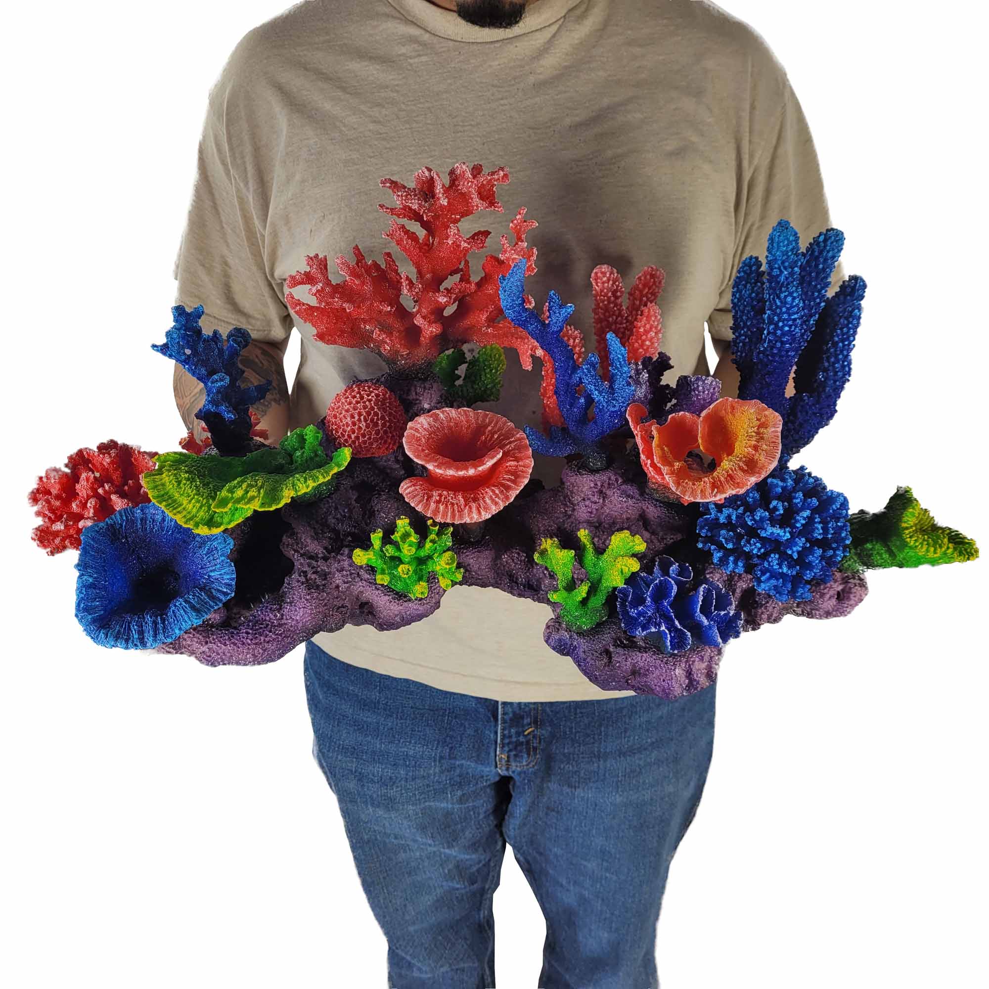 PNP640A X Large Reef Tank Decoration for Saltwater Fish Aquariums
