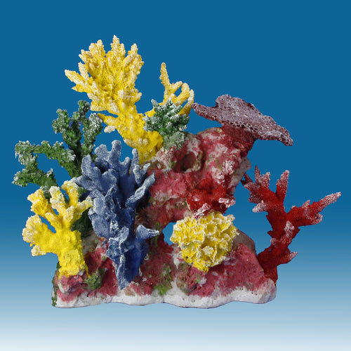 DM055 Small Coral Reef Tank Décor for Salt Water Fish Aquariums