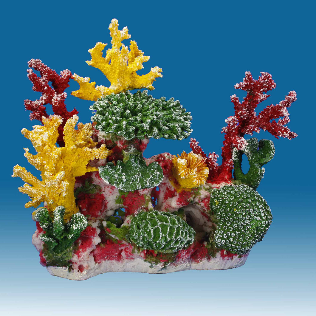 DM056 Small Coral Reef Tank Décor for Salt Water Fish Aquariums