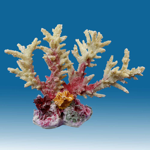 WT016 White Coral Aquarium Decor for Marine Tanks
